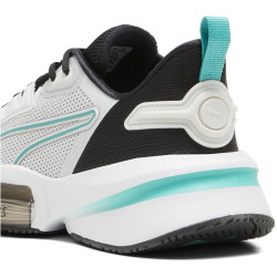 PUMA PWRFrame TR 3 Trainingsschuhe Damen 07 - feather gray/puma black/sparkling green 37