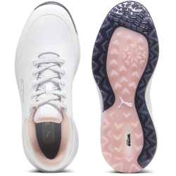 PUMA Alphacat Nitro Golfschuhe Damen 01 - PUMA white/deep navy/peach smoothie 38.5