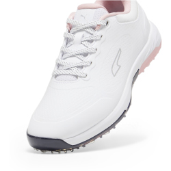 PUMA Alphacat Nitro Golfschuhe Damen 01 - PUMA white/deep navy/peach smoothie 38.5