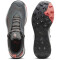 PUMA Explore Nitro Laufschuhe Herren 08 - mineral gray/puma black/active red 40