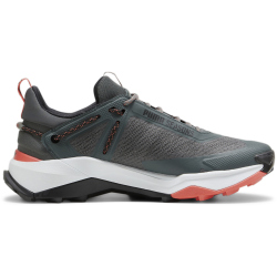 PUMA Explore Nitro Laufschuhe Herren 08 - mineral gray/puma black/active red 43