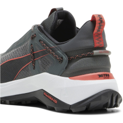 PUMA Explore Nitro Laufschuhe Herren 08 - mineral gray/puma black/active red 43