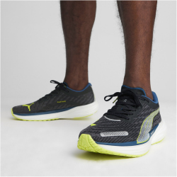 PUMA Deviate Nitro 2 Laufschuhe Herren 19 - PUMA black/ocean tropic/lime pow 40