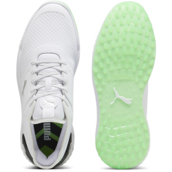 PUMA Ignite Elevate Golfschuhe Herren 12 - PUMA white/fluro green pes/PUMA black 40.5