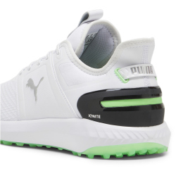PUMA Ignite Elevate Golfschuhe Herren 12 - PUMA white/fluro green pes/PUMA black 40.5