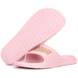 PUMA Divecat V2 Lite Badelatschen 21 - chalk pink/puma team gold 40.5
