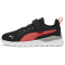 PUMA Anzarun Lite AC PS Kinder Sneaker mit Klettverschluss 37 - PUMA black/active red/PUMA white 32