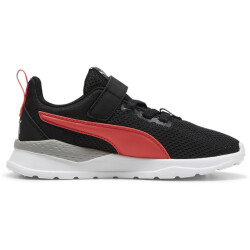 PUMA Anzarun Lite AC PS Kinder Sneaker mit Klettverschluss 37 - PUMA black/active red/PUMA white 32.5