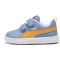 PUMA Courtflex v2 Baby-Sneaker mit Klettverschluss 34 - zen blue/clementine/puma white 23
