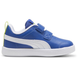 PUMA Courtflex v2 Baby-Sneaker mit Klettverschluss 33 - cobalt glaze/puma white/lime pow 20