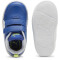 PUMA Courtflex v2 Baby-Sneaker mit Klettverschluss 33 - cobalt glaze/puma white/lime pow 20