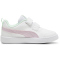 PUMA Courtflex v2 PS Kinder Sneaker mit Klettverschluss 35 - PUMA white/grape mist/fresh mint 31