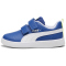 PUMA Courtflex v2 PS Kinder Sneaker mit Klettverschluss 33 - cobalt glaze/puma white/lime pow 31