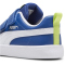 PUMA Courtflex v2 PS Kinder Sneaker mit Klettverschluss 33 - cobalt glaze/puma white/lime pow 32