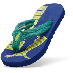 PUMA Epic Flip Flop v2 Zehentrenner Kinder 47 - sparkling green/cobalt glaze/lime sheen 28