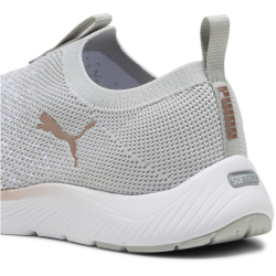 PUMA Softride Remi Slip-on Knit Laufschuhe Damen 02 - ash gray/puma white/rose gold 40.5