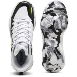 PUMA Genetics Basketballschuhe 01 - PUMA white/electric lime 40