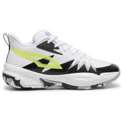 PUMA Genetics Basketballschuhe 01 - PUMA white/electric lime 40