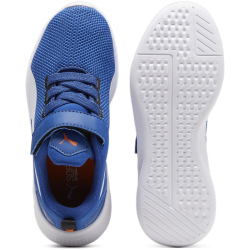 PUMA Flyer Runner PS Kinder Sneaker mit Klettverschluss 44 - cobalt glaze/puma white/puma black 30