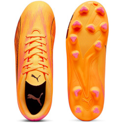PUMA Ultra Play FG/AG Fußballschuhe Kinder 03 - sun stream/puma black/sunset glow 33