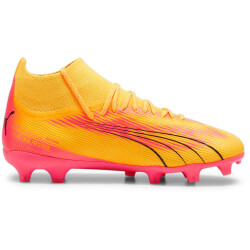 PUMA Ultra Pro FG/AG Fußballschuhe Kinder 03 - sun stream/puma black/sunset glow 33