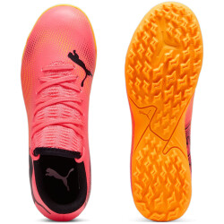 PUMA Future 7 Play TT Multinocken-Fußballschuhe Kinder 03 - sunset glow/puma black/sun stream 33
