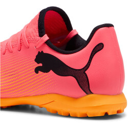 PUMA Future 7 Play TT Multinocken-Fußballschuhe Kinder 03 - sunset glow/puma black/sun stream 33