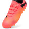 PUMA Future 7 Play MG Multi-Ground Fußballschuhe Kinder 03 - sunset glow/puma black/sun stream 36