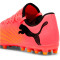 PUMA Future 7 Play MG Multi-Ground Fußballschuhe Kinder 03 - sunset glow/puma black/sun stream 36