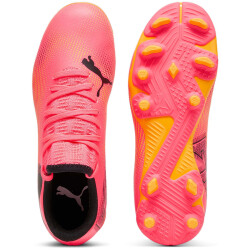 PUMA Future 7 Play FG/AG Fußballschuhe Kinder 03 - sunset glow/puma black/sun stream 33