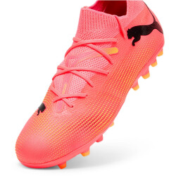 PUMA Future 7 Match MG Multi-Ground Fußballschuhe Kinder 03 - sunset glow/puma black/sun stream 33