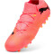 PUMA Future 7 Match MG Multi-Ground Fußballschuhe Kinder 03 - sunset glow/puma black/sun stream 33