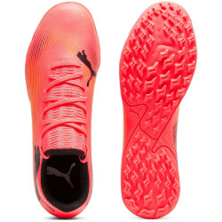 PUMA Future 7 Play TT Multinocken-Fußballschuhe Herren 03 - sunset glow/puma black/sun stream 45