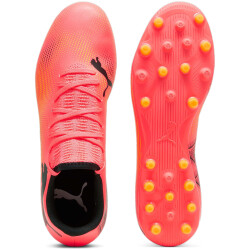 PUMA Future 7 Play MG Multi-Ground Fußballschuhe Herren 03 - sunset glow/puma black/sun stream 39