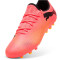 PUMA Future 7 Play MG Multi-Ground Fußballschuhe Herren 03 - sunset glow/puma black/sun stream 41