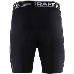 CRAFT Greatness Fahrradshorts Herren 9900 - black/white XS