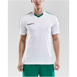 CRAFT Progress Contrast Trikot Herren 3900 - white/team green XS
