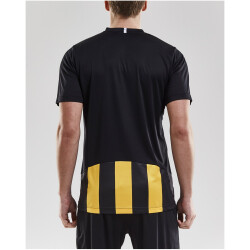 CRAFT Progress Stripe Trikot Herren 9552 - black/sweden yellow XXL