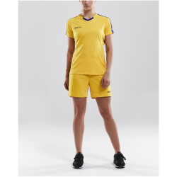 CRAFT Progress Contrast Trikot Damen 3552 - sweden yellow/club cobolt S