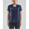 CRAFT Progress Contrast Trikot Damen 390552 - navy/sweden yellow XS