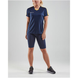 CRAFT Progress Contrast Trikot Damen 390552 - navy/sweden yellow M