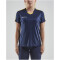 CRAFT Progress Contrast Trikot Damen 390552 - navy/sweden yellow M