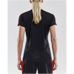 CRAFT Progress Contrast Trikot Damen 9430 - black/bright red XS