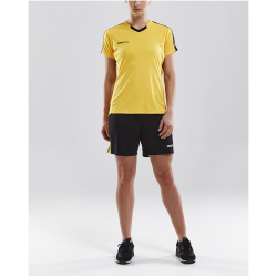 CRAFT Progress Contrast Trikot Damen 9552 - black/sweden yellow XS