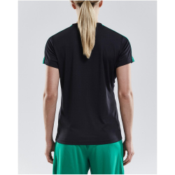 CRAFT Progress Contrast Trikot Damen 9651 - black/team green XS