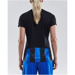 CRAFT Progress Stripe Trikot Damen 9345 - black/royal blue XS