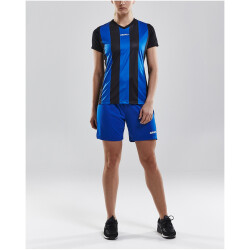 CRAFT Progress Stripe Trikot Damen 9345 - black/royal blue XS
