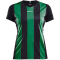 CRAFT Progress Stripe Trikot Damen 9651 - black/team green XS