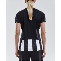 CRAFT Progress Stripe Trikot Damen 9900 - black/white XS