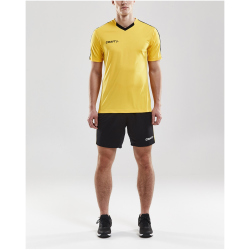 CRAFT Progress Contrast Shorts Herren 9552 - black/sweden yellow XS